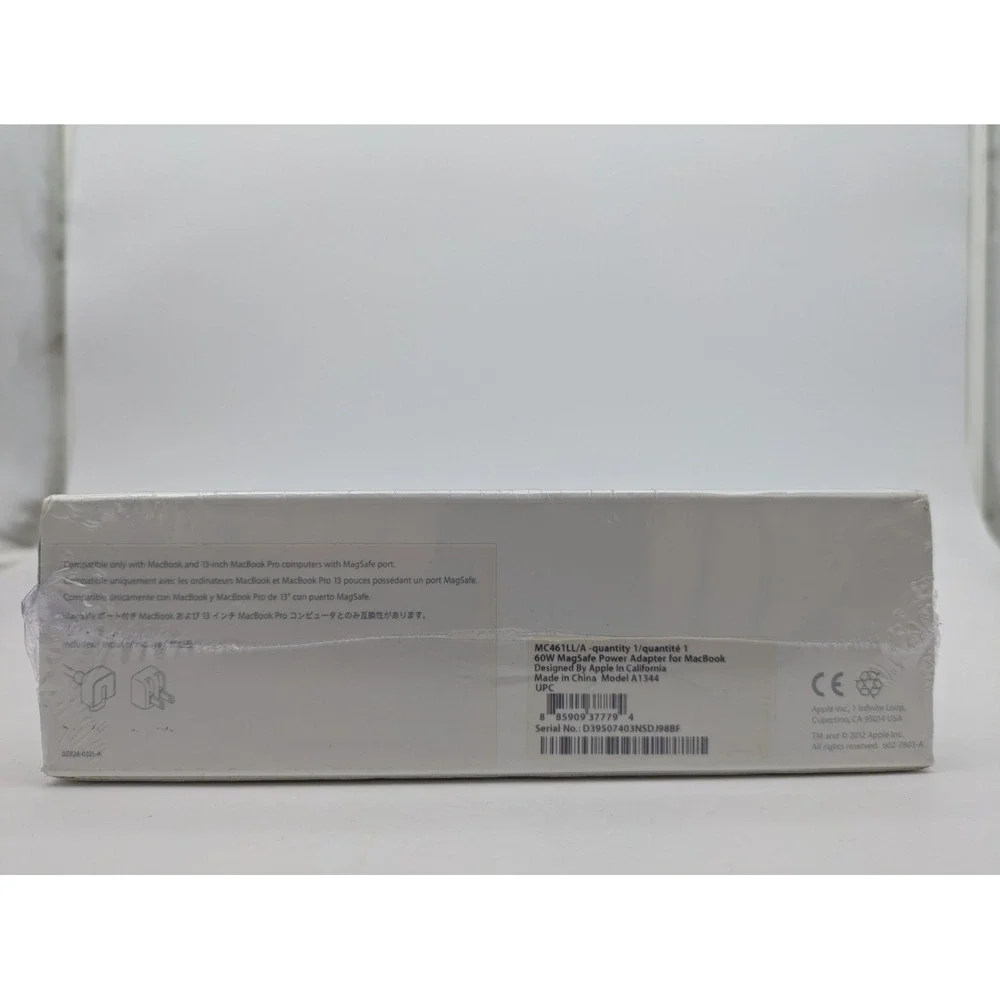 Original Apple MacBook Pro 60W MagSafe Power Adapter Charger Model A1344 OEM